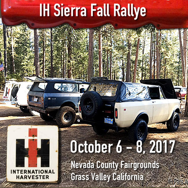 11th Annual IH Sierra Fall Rallye - 2017 | IH PARTS AMERICA