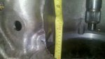 Depth of 727 bellhousing.JPG